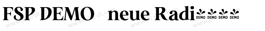 FSP DEMO   neue Radi字体转换
